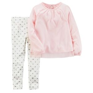 Carter’s Tulle Top and Star Leggings Set Sz 2T
